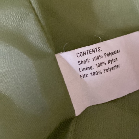 Gallery Quilted Hooded Lightweight Jacket Green Removable Hood XL - Picture 6 of 6